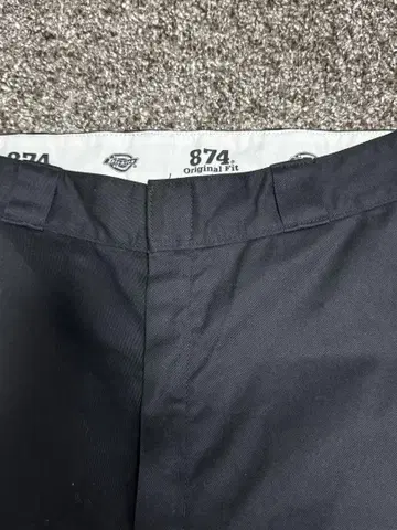 Dickies 874 오리지널 핏 블랙 팬츠