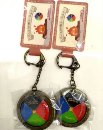 빙글빙글 색 원반 키링 2개 세트 스튜디오 지브리 하울의 움직이는 성