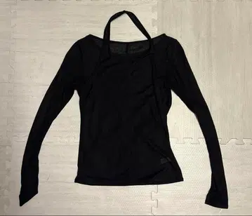 COCO DEAL 레이어드 홀터넥 긴팔 블랙 사이즈 2