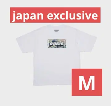 oasis T셔츠 M 사이즈 화이트 파도