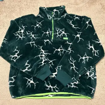 HUF 플리스 자켓 다크 그린