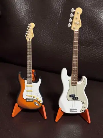 Fender 펜더 미니어처 컬렉션 기타 베이스 2종 세트