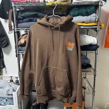 Keboz 1992 브라운 후드티 M
