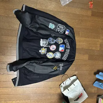 뉴욕 양키스 자수 바시티 자켓