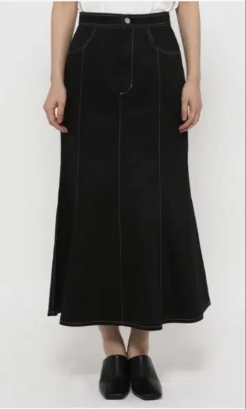 사이즈 어레인지 벨트 스커트