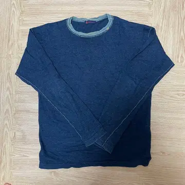 45rpm 인디고 롱 T셔츠 빈티지 일본제 cotton 100