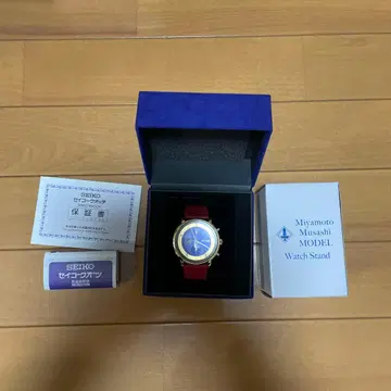 SEIKO x FGO 오리지널 서번트 워치 미야모토 무사시 모델