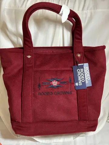 [ 새상품 ] RODEOCROWN WILDBOWL 레드 토트백