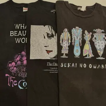 SEKAI NO OWARI 라이브 T셔츠 세트