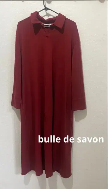 새상품급 bulle de savon 뷔르데사봉 롱 원피스 니트