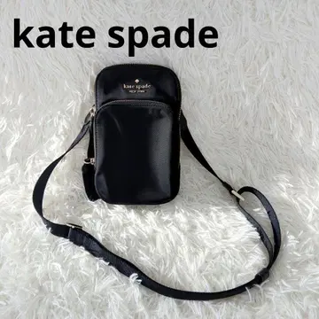 미사용급 kate spade 사선 스마트폰 홀더 미니백 블랙