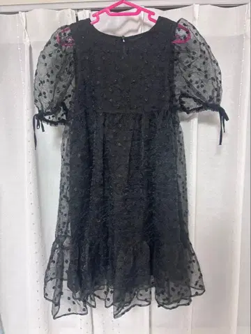 ZARA 도트 무늬 블랙 무릎 기장 원피스