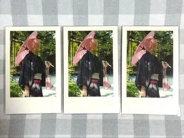 이레귤러 랜덤 폴라로이드 우산 유카타