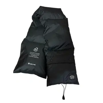 [ 새상품급 ] snow peak 스노우피크 다운 스톨 머플러 블랙