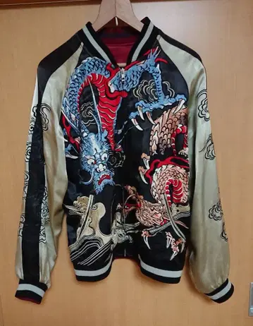 SATORI 용과 호랑이 무늬 스카잔