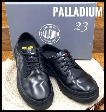 [새상품급] PALLADIUM 팔라디움 옥스퍼드 가죽 블랙 23cm