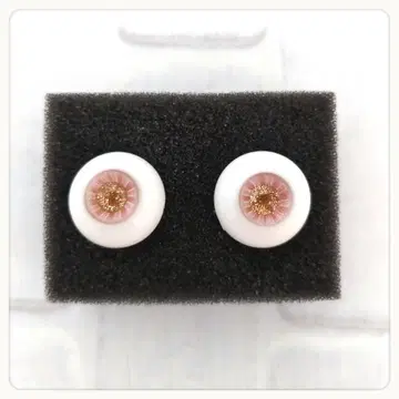딜러제 인형용 유리 안구 16mm 핑크