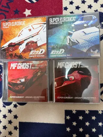 이니셜D MF Ghost SUPER EUROBEAT 4장 세트