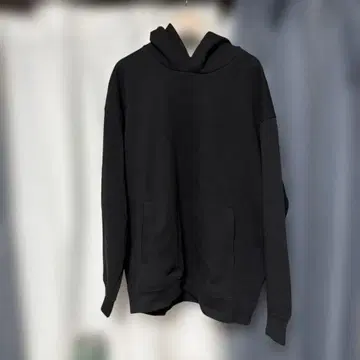 UNIQLO 블랙 후드 부착 후드티 XL