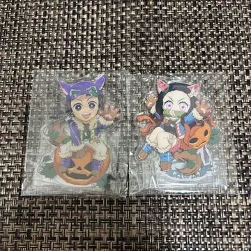 귀멸의 칼날 할로윈 아크릴 스탠드 탄지로 네즈코