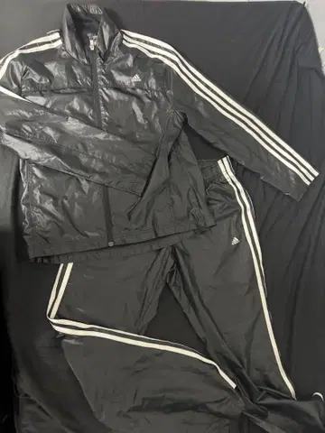 adidas 블랙 저지 세트