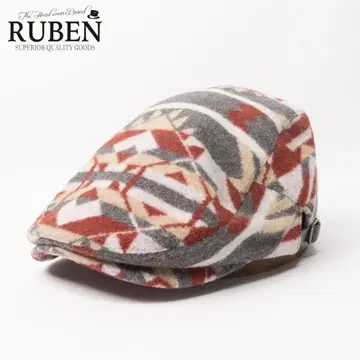 새상품 RUBEN 네이티브 패턴 헌팅 그레이
