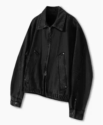 2WAY Cropped Denim Blouson Jacket