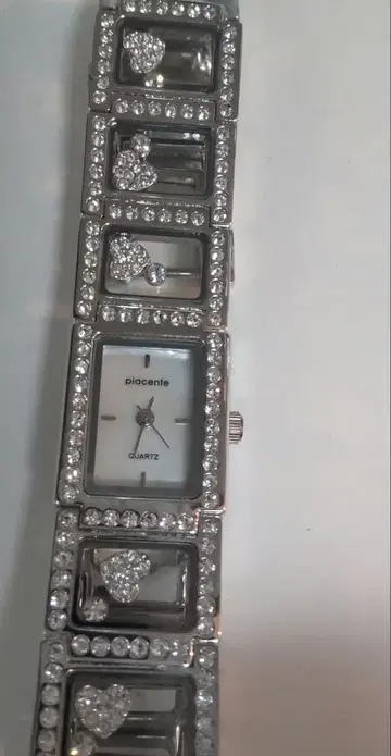 piacente 여성용 손목시계 스와로브스키 장식 새상품급