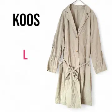 [쿨카레안] KOOS 베이지 트렌치코트 L 사이즈 멋짐 새상품급