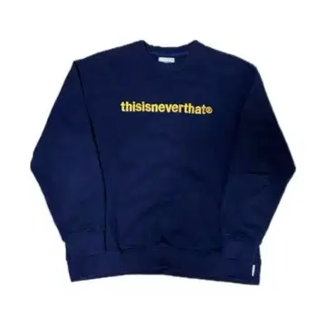 thisisneverthat 네이비 맨투맨 L 사이즈