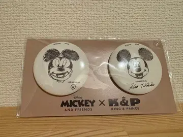 미키마우스 핀 배지 2개 세트