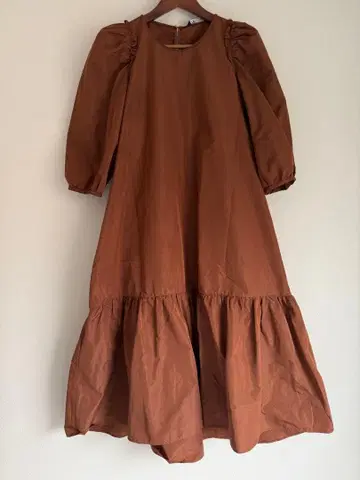 ZARA 브라운 롱 원피스