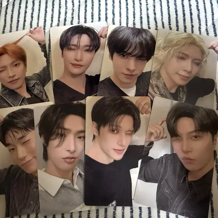 Ateez Choi San Signed Polaroid | Bunjang Global