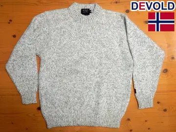 DEVOLD 노르웨이산 스웨터 화이트 M