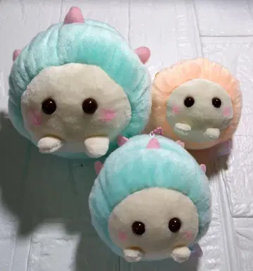 [ 새상품.미사용! ] 조개 봉제 인형 1개.키링 2개.총 3개 세트