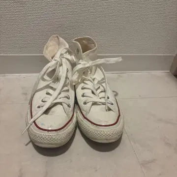 컨버스 하이컷 스니커즈 화이트