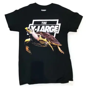 XLARGE 바다거북 프린트 블랙 T셔츠 S