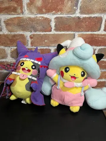 포켓몬 센터 한정판 분장 봉제 인형 할로윈 2020 모르페코 피카츄