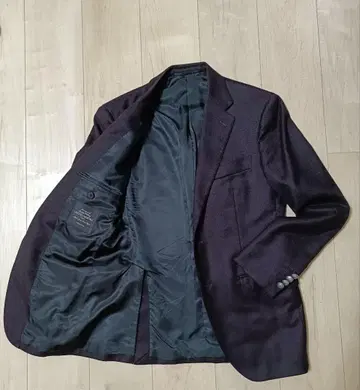UNITED ARROWS 다크 퍼플 테일러드 자켓