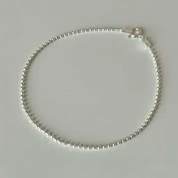 새상품 이탈리아제 silver925 다이아컷 볼 체인 팔찌