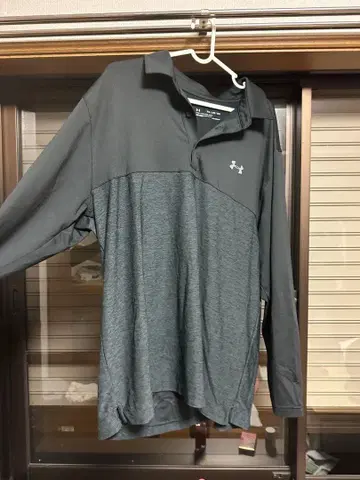 언더아머 HEATGEAR 긴팔 피케 셔츠 XXL 그레이