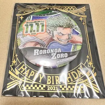 원피스 ONEPIECE 로로노아 조로 생일 캔뱃지 2021