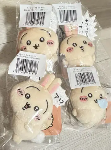 치이카와 (먼작귀) 토끼투성이 복권 E상 4종류 세트