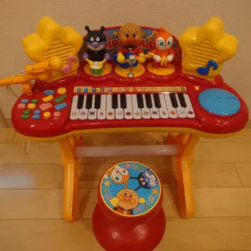 새상품급! 호빵맨 전자 피아노 완구