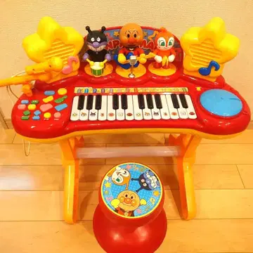 새상품급! 호빵맨 전자 피아노 완구