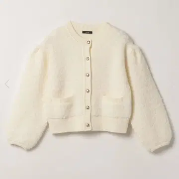 allureville 부클레 턱 슬리브 가디건