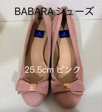미사용 BABARA 신발 핑크 25.5cm 한국
