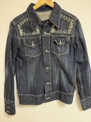 남성용 데님 자켓