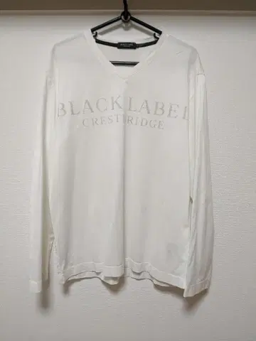 BLACK LABEL CRESTBRIDGE 긴팔 티셔츠 M 화이트