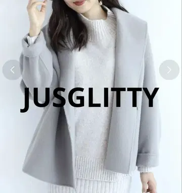 JUSGLITTY 리버 숏코트